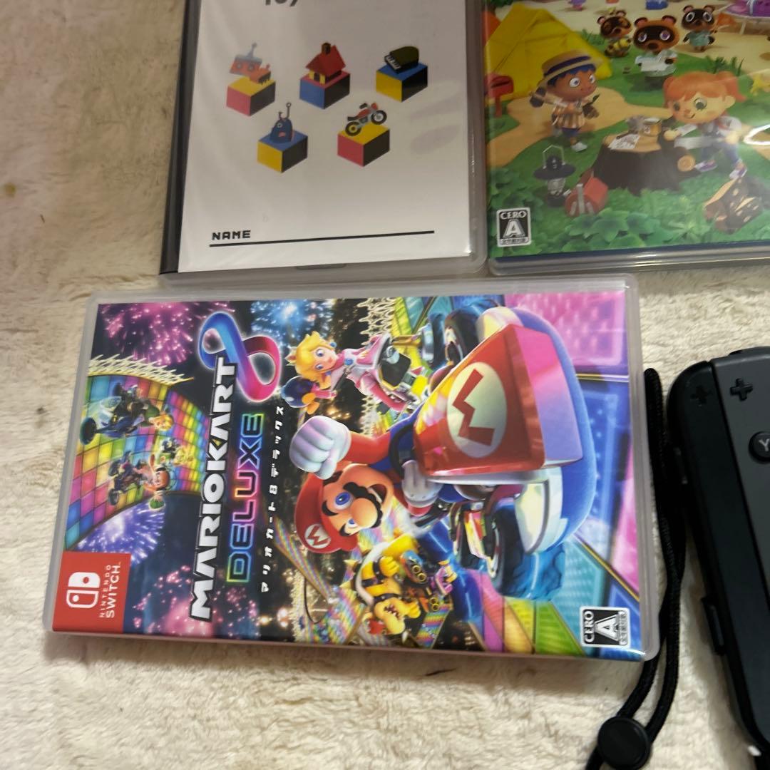 Nintendo Switch 本体 赤/青 ゲームソフト3本付き