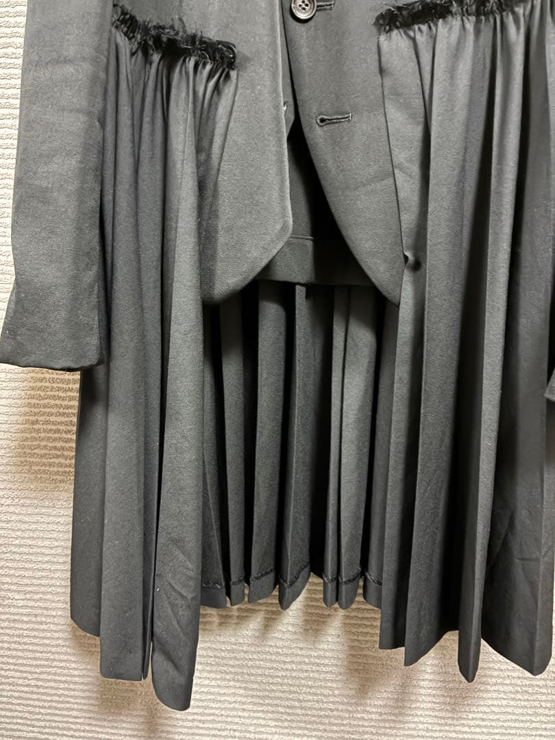 【美品】BLACK COMME des GARCONSプリーツジャケットSS