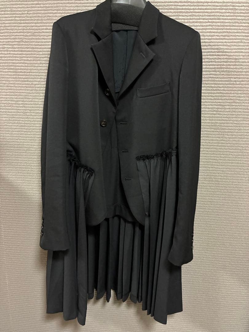 【美品】BLACK COMME des GARCONSプリーツジャケットSS