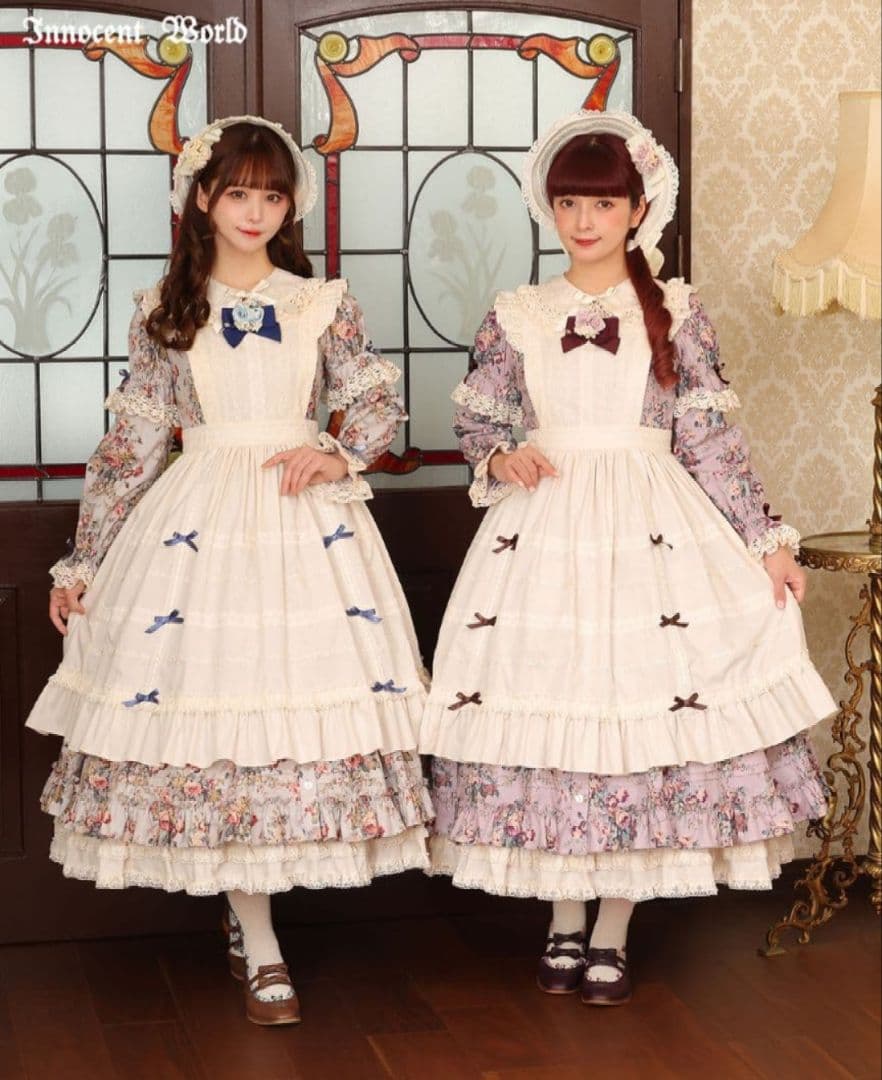 InnocentWorld　シュクレレースエプロン　白　新品未使用　即購入歓迎