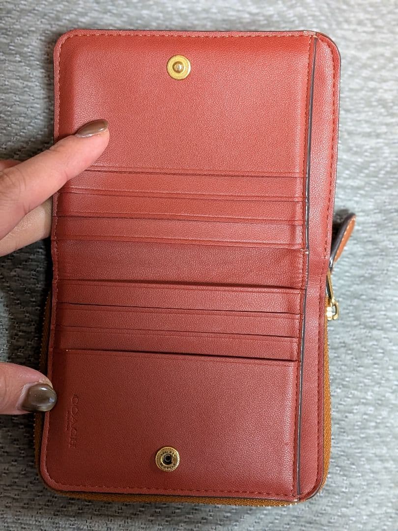 【*即日発送*さん専用】コーチ 二つ折り財布 象 刺繍 COACH ゾウ