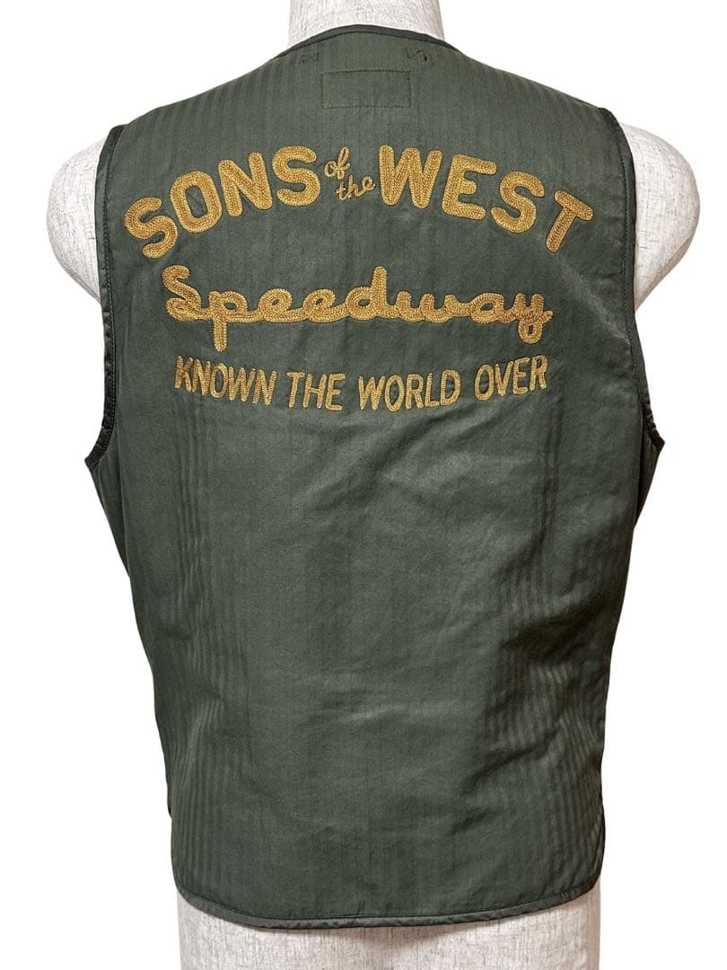 RRL Burman Work Vest ワークベスト バック刺繍 超希少