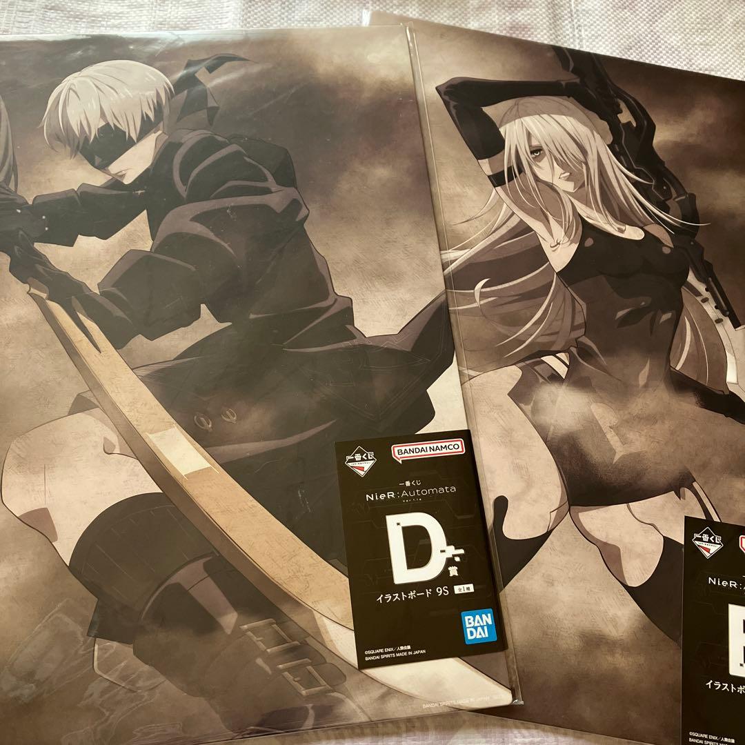 一番くじ　NieR:Automata 2B フィギュア　イラストボード