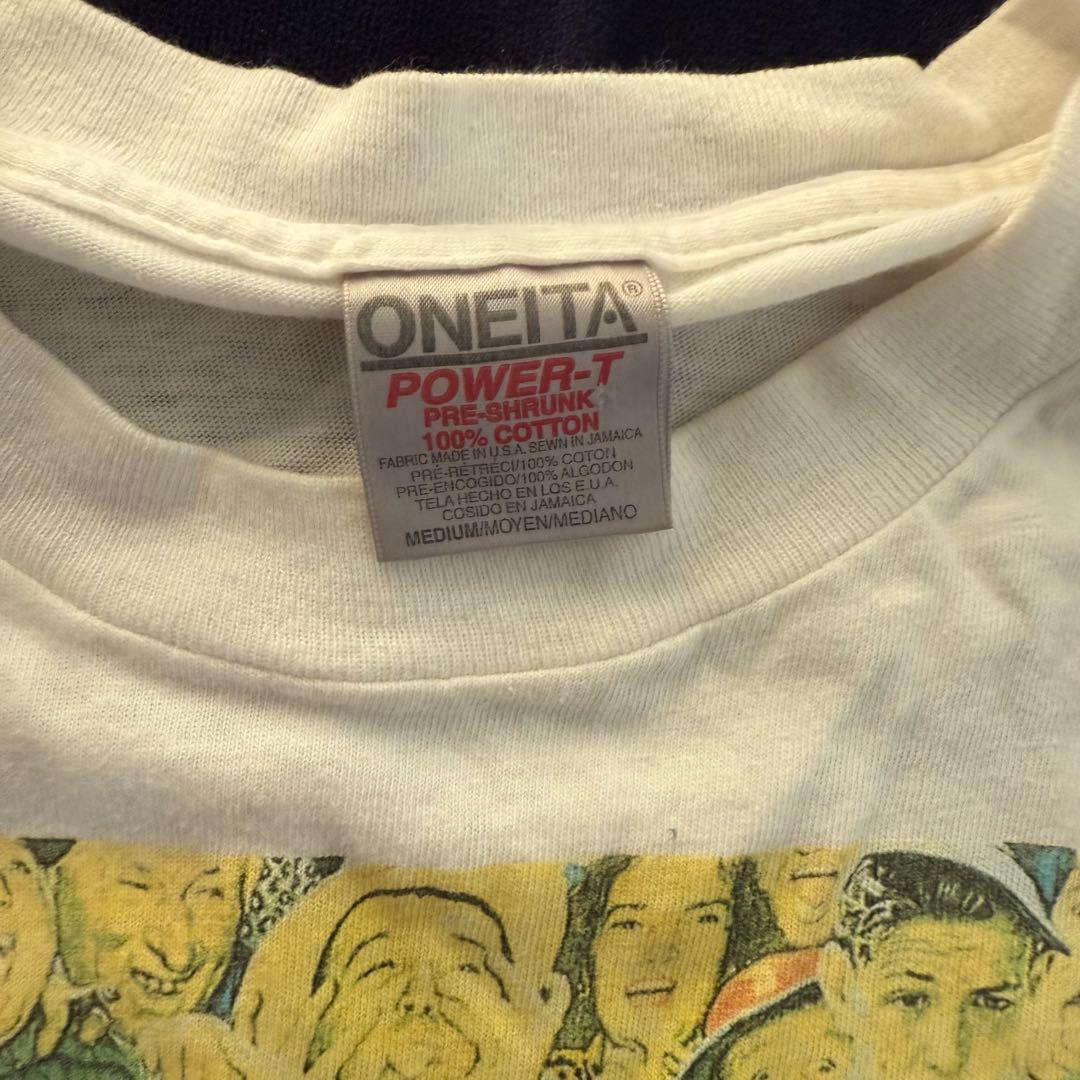 90s ONEITA Tシャツ ノーマンロックウェル ヴィンテージ ホワイト