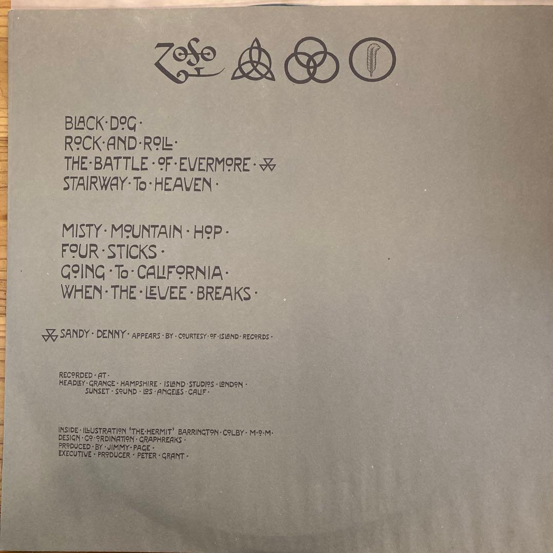 帯付き《71年国内初盤》Led Zeppelin / レッド・ツェッペリンⅣ