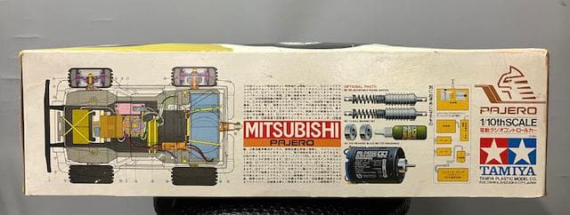 【タミヤ】三菱パジェロ 1/10　電動RCオフロードカー 　未組見立て品
