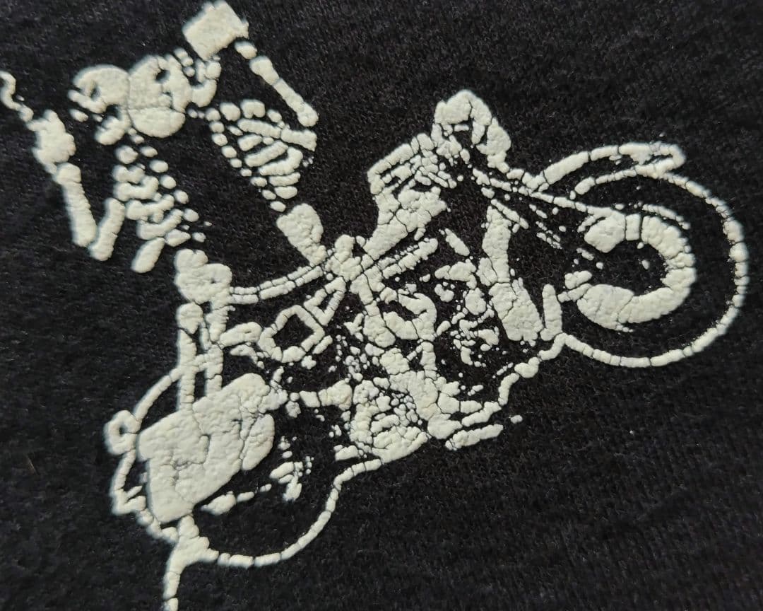 1990s☆Vintage Skull Biker Sex T-Shirts