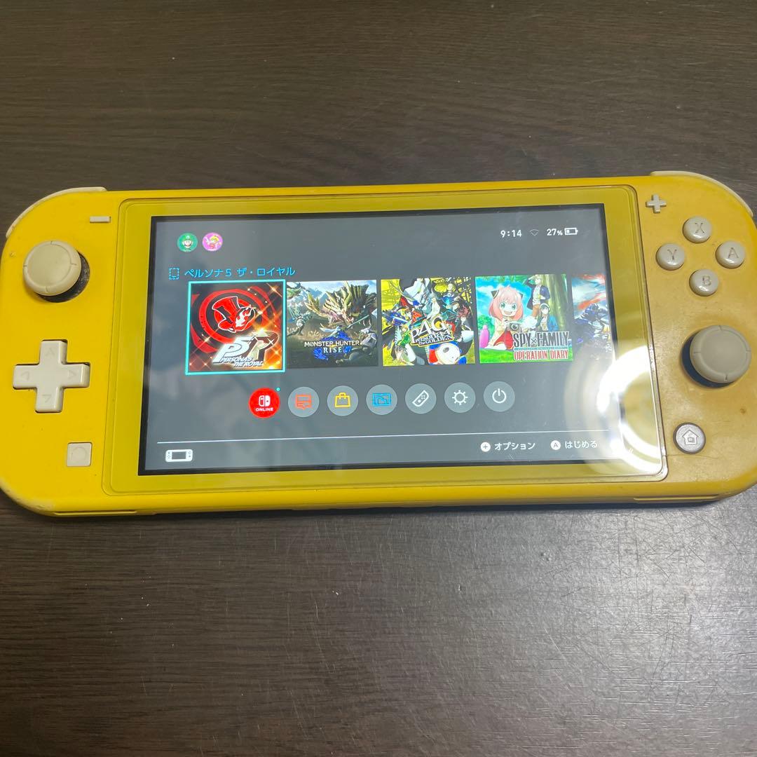 ま*り様 箱無しNintendo Switch Lite イエロー
