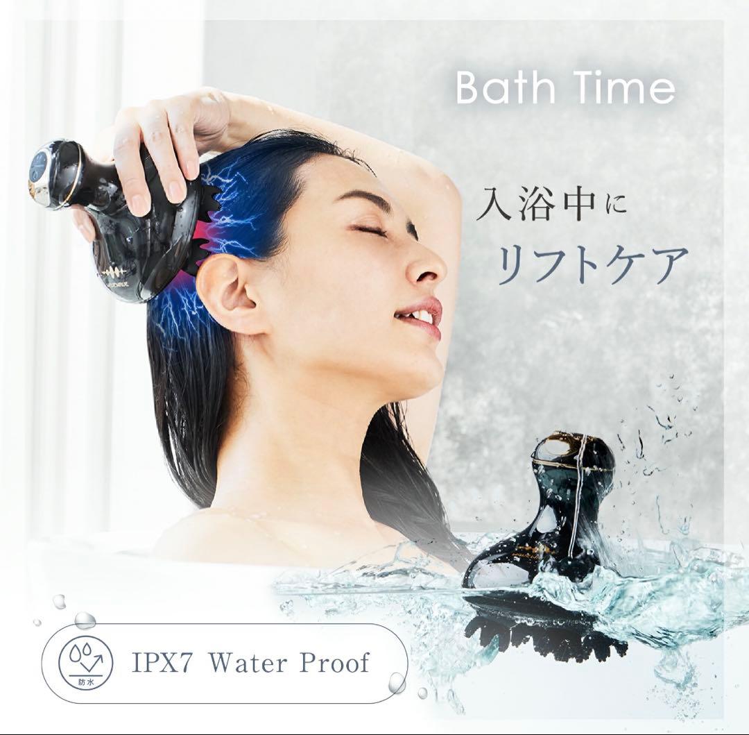 【新品】WAVEWAVE EMS ヘッドマッサージ 電気ブラシ 美顔器　頭皮