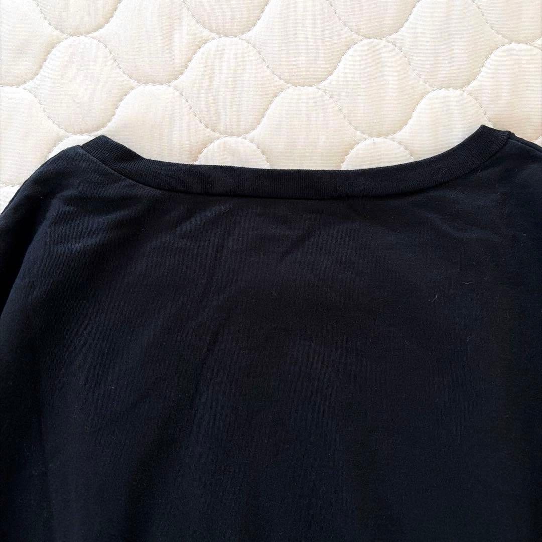 【24SS美品】BEARDSLEY 袖レースカットソー　ブラック