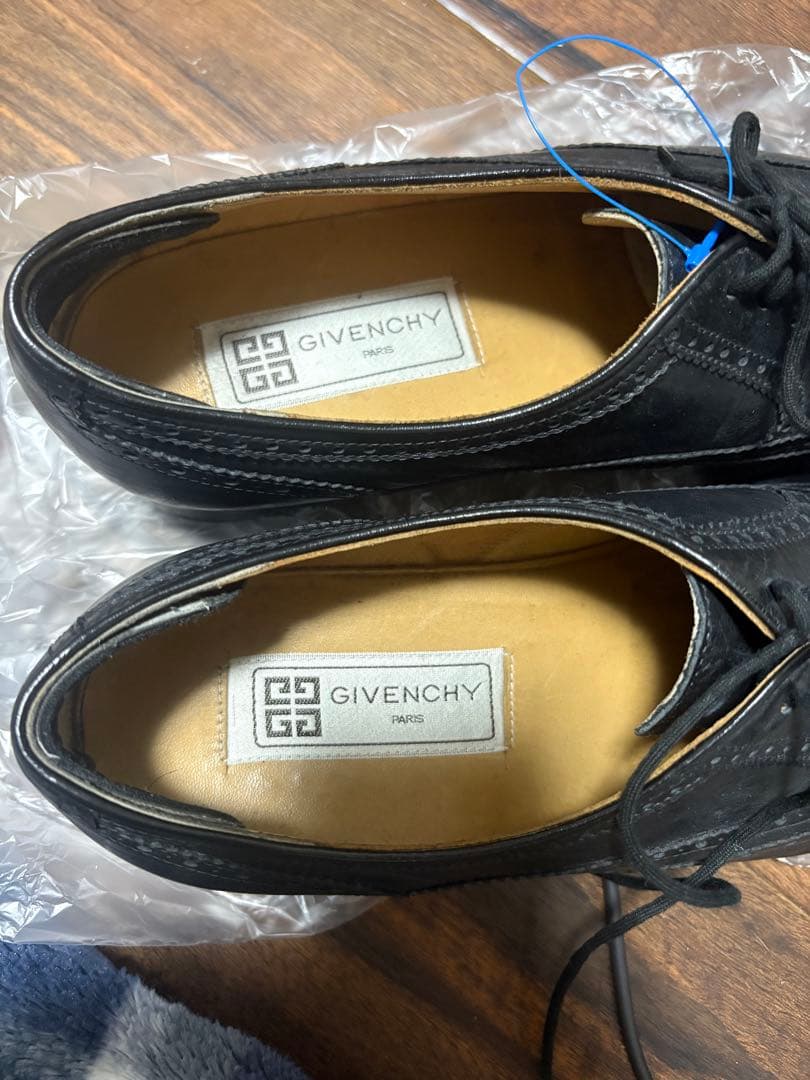 GIVENCY ウィングチップ 革靴 デッキシューズ