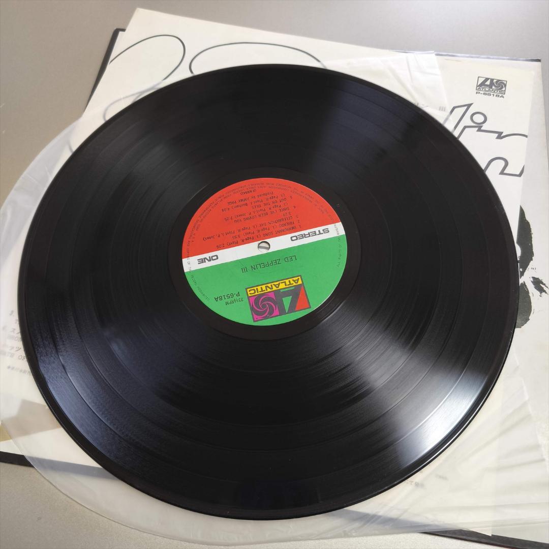 帯付 LP LED ZEPPELIN Ⅲ レッド・ツェッペリン P-6518A