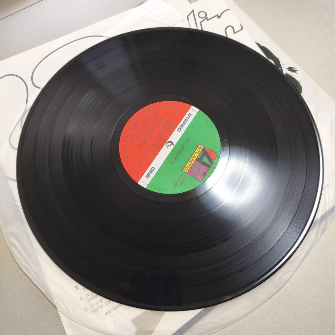 帯付 LP LED ZEPPELIN Ⅲ レッド・ツェッペリン P-6518A