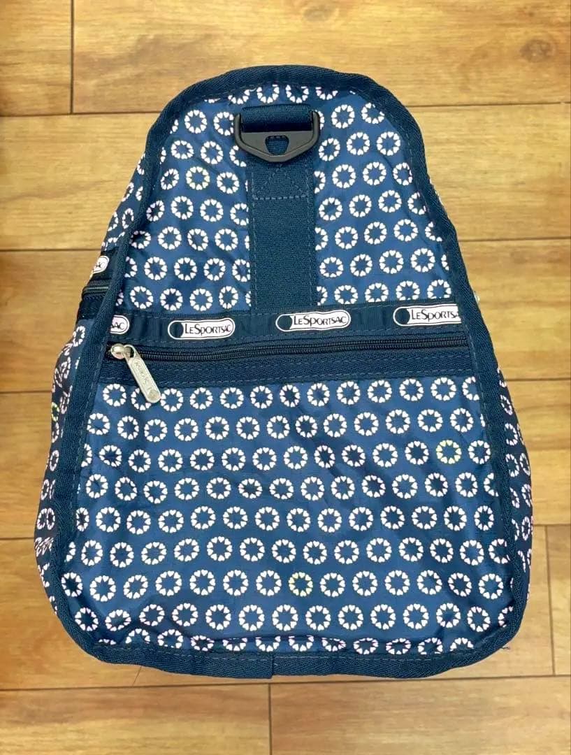 LeSportsac ネイビー 花柄 ボストンバッグ 旅行鞄 レスポートサック