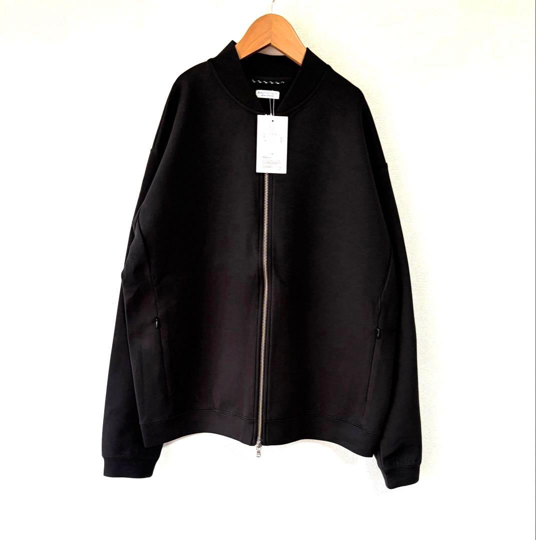 【WEB限定 WARDROBE SMART】ダブルニット ジップブルゾン 完売品