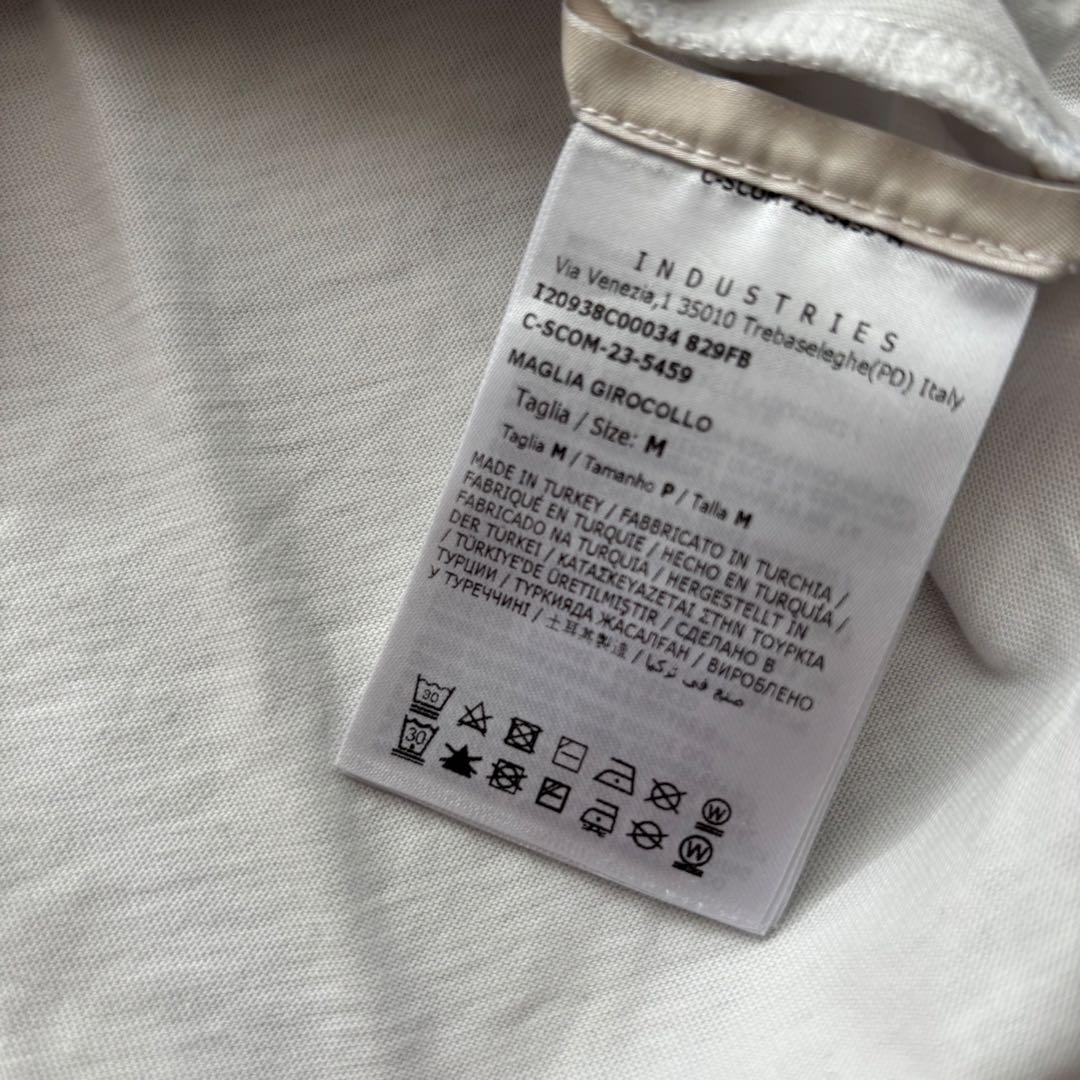 MONCLER ストーン装飾 ホワイト Tシャツ