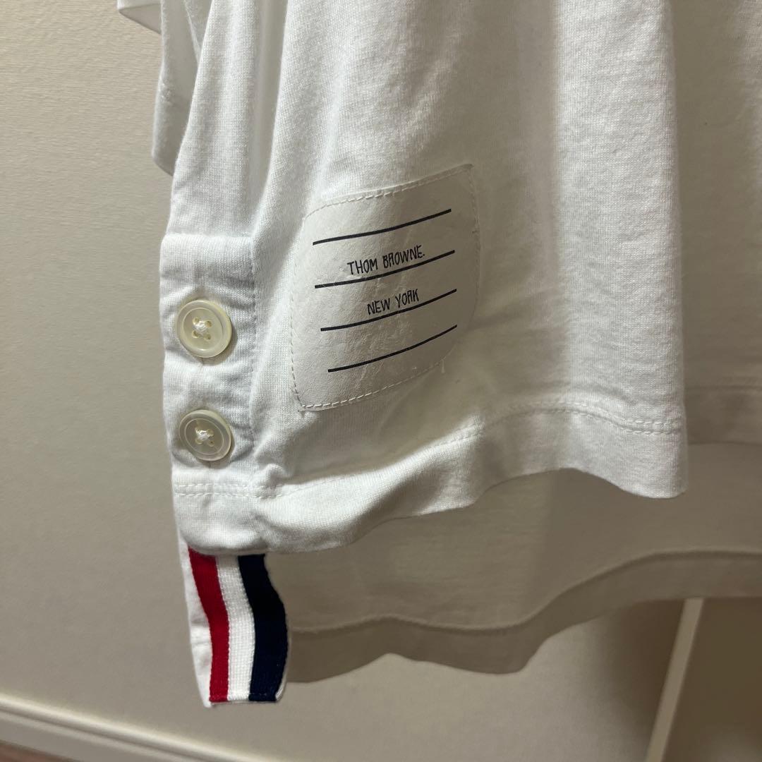 THOM BROWNE ホワイト Tシャツ 半袖