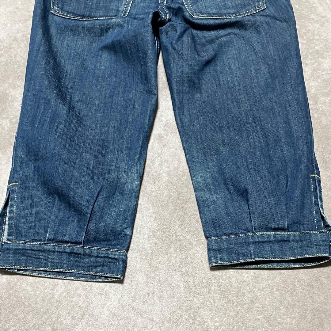グッチ　GUCCI　ジーンズ　デニムパンツ　クロップド丈　インターロッキング