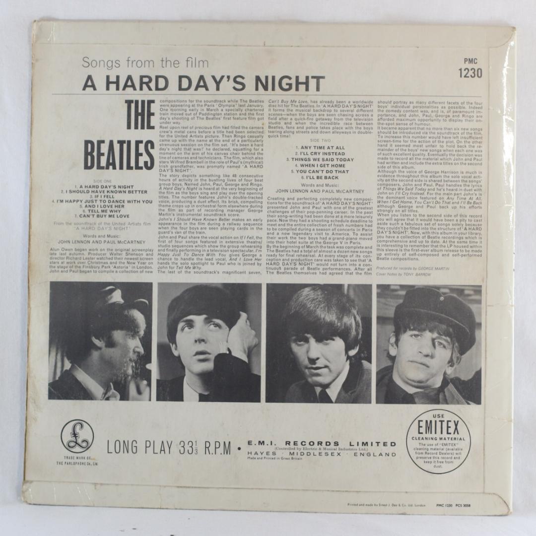 英LP The Beatles A Hard Day's Night 説明要確認