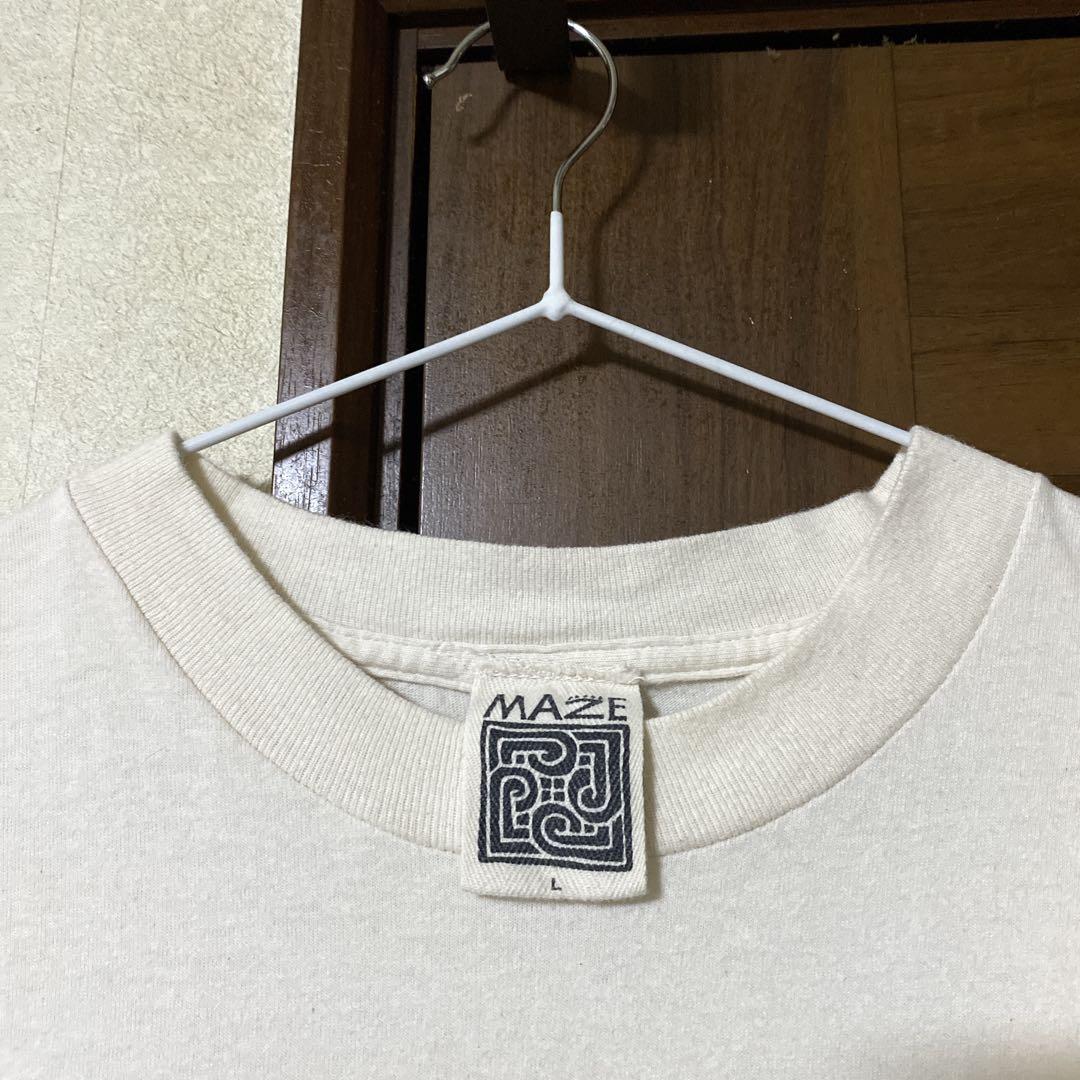 洒落◎ 90s MAZE 向日葵 ひまわり アート Tシャツ ビンテージUSA製