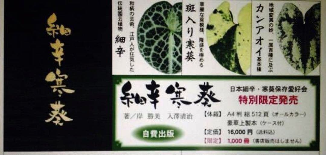 まとめ売り　細辛寒葵 3冊　岸勝美　入澤清治　日本細辛　寒葵保存愛好会