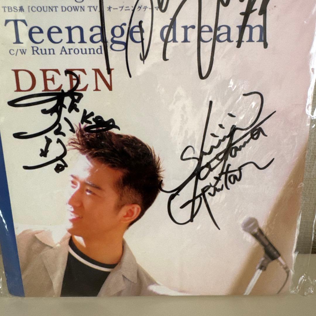 DEEN メンバー4人直筆サイン　1995年　 匿名配送
