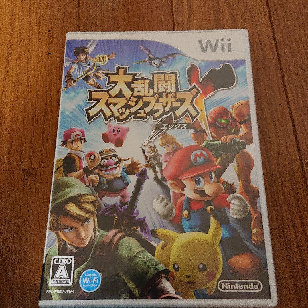 wii本体、ゲームソフト4つ