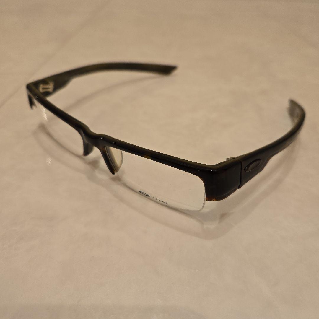 Oakley ブラック サングラス ハーフリム
