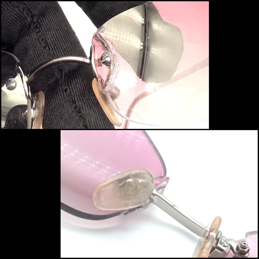 CHANEL シャネル　リムレス　サングラス　ココマーク　縁無し　00s Y2K