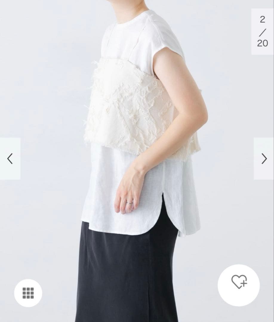かぐれ　完売中　ジャガードキャミソール美品