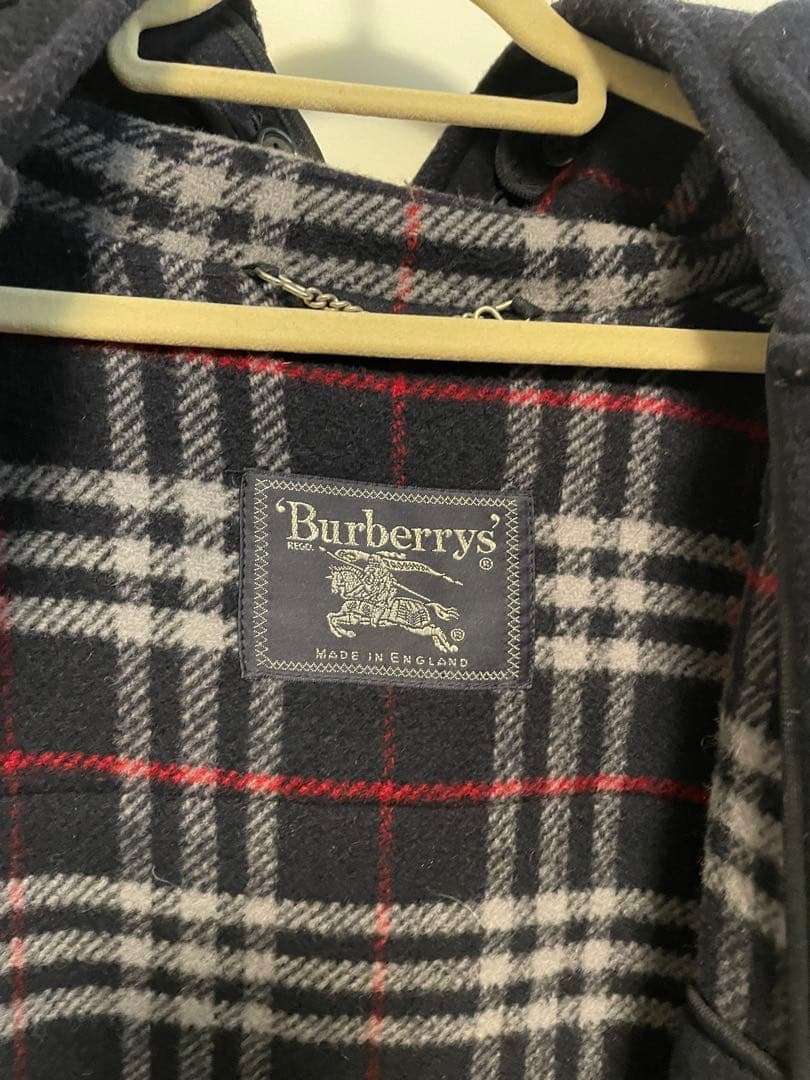Burberrys メンズ　厚手　フード付き　ダッフルコート