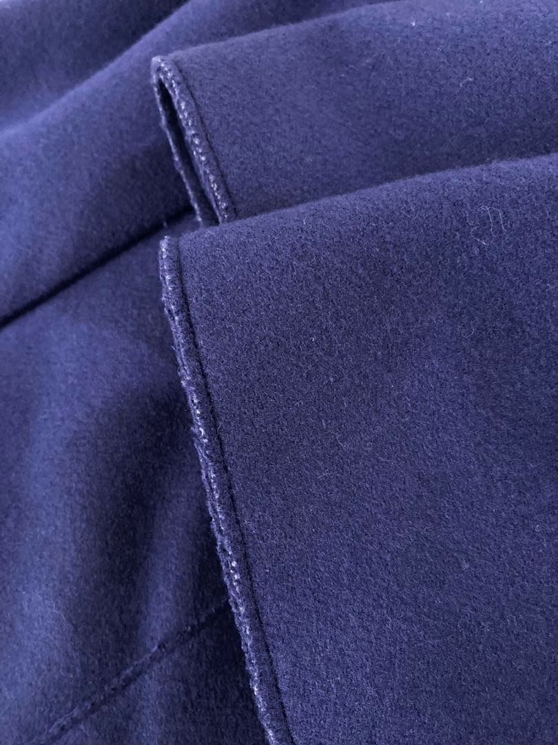 ランバンオンブルー　LANVIN en Bleu ショールカラーコート
