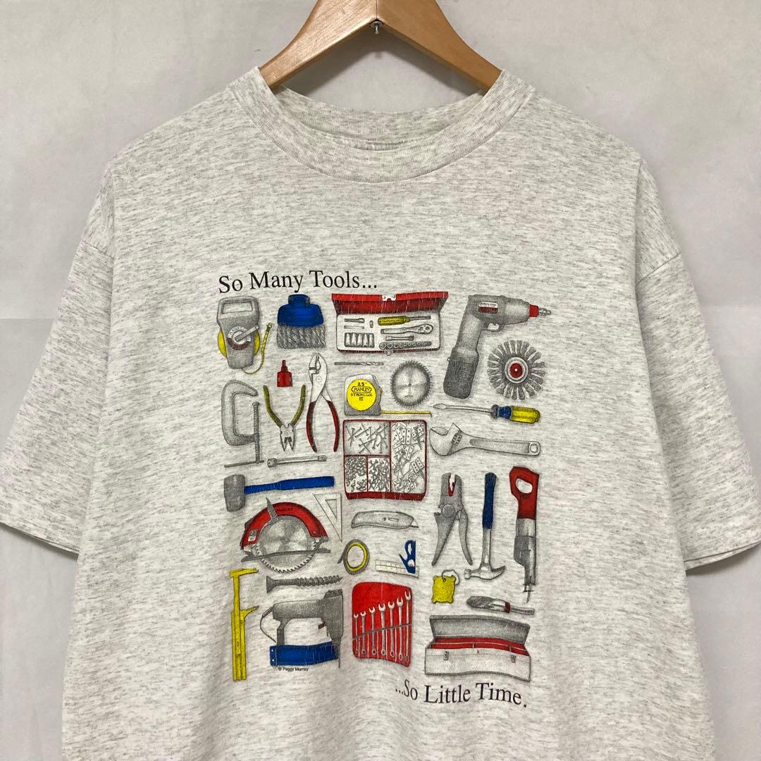 USA製 古着 90s ツール プリント Tシャツ シングルステッチ ビンテージ