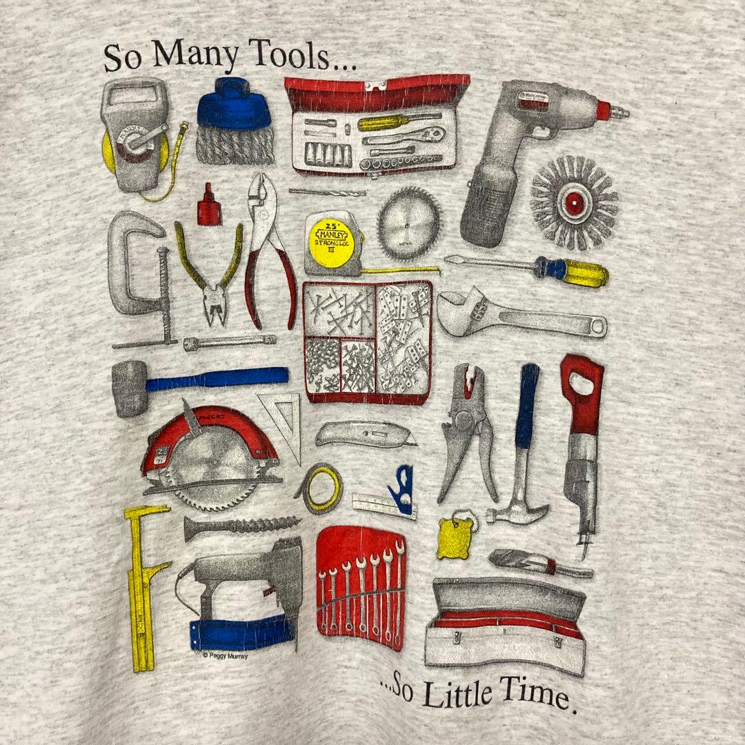 USA製 古着 90s ツール プリント Tシャツ シングルステッチ ビンテージ