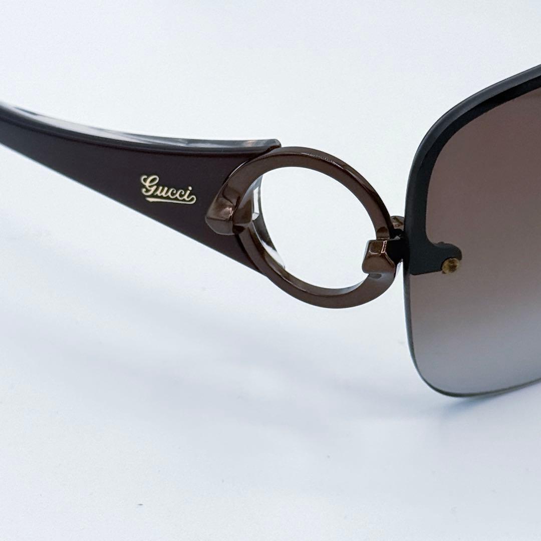 美品✨ GUCCI グッチ サングラス ロゴ リムレス GG2836