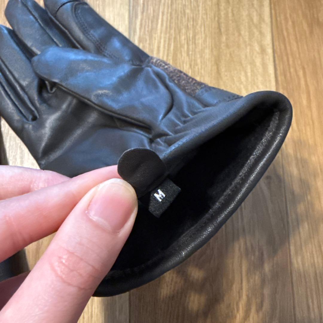 値下げ！【美品】Barbour Deveron ツイードグローブ　ブラウン