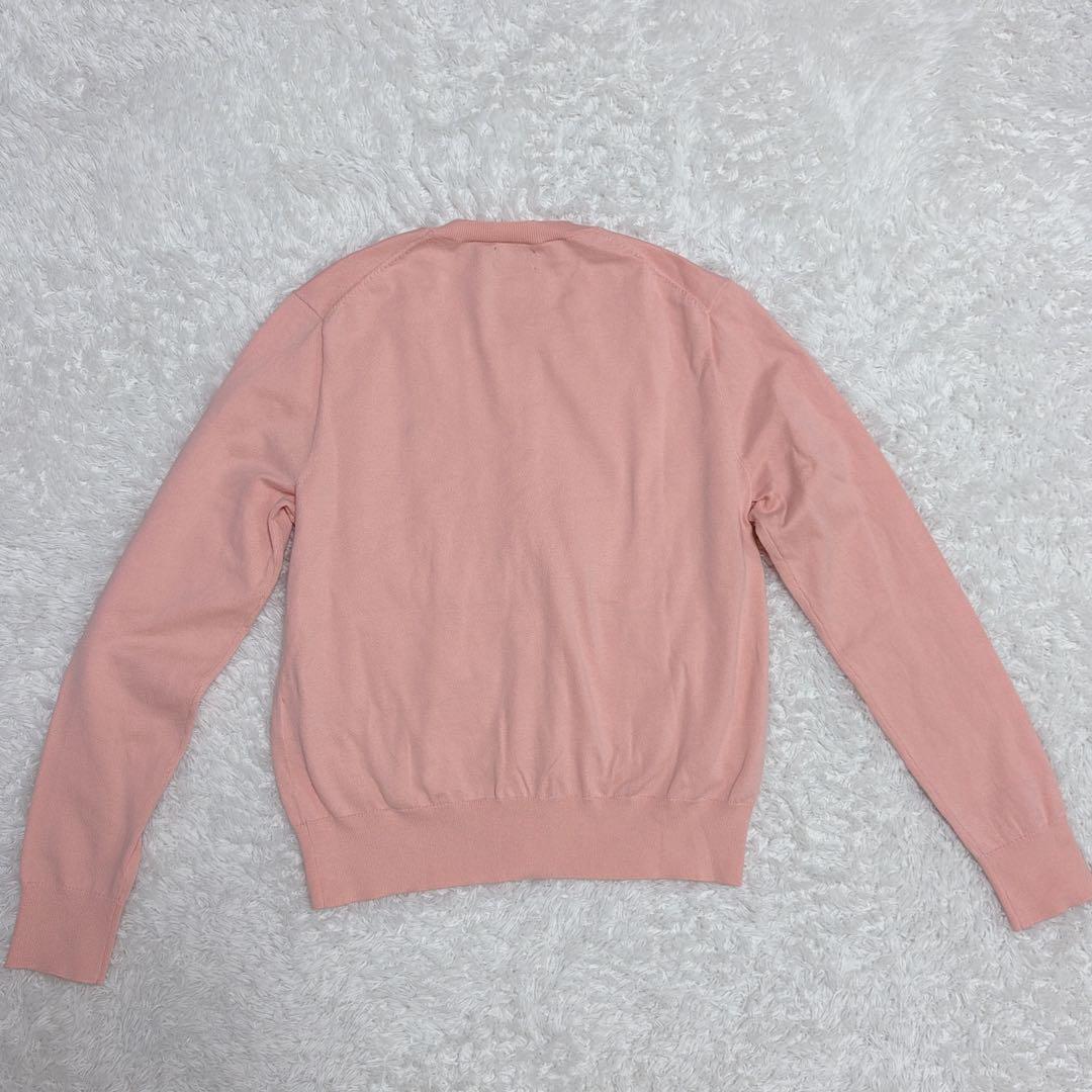 【美品】RALPH LAUREN ピンク カーディガン M