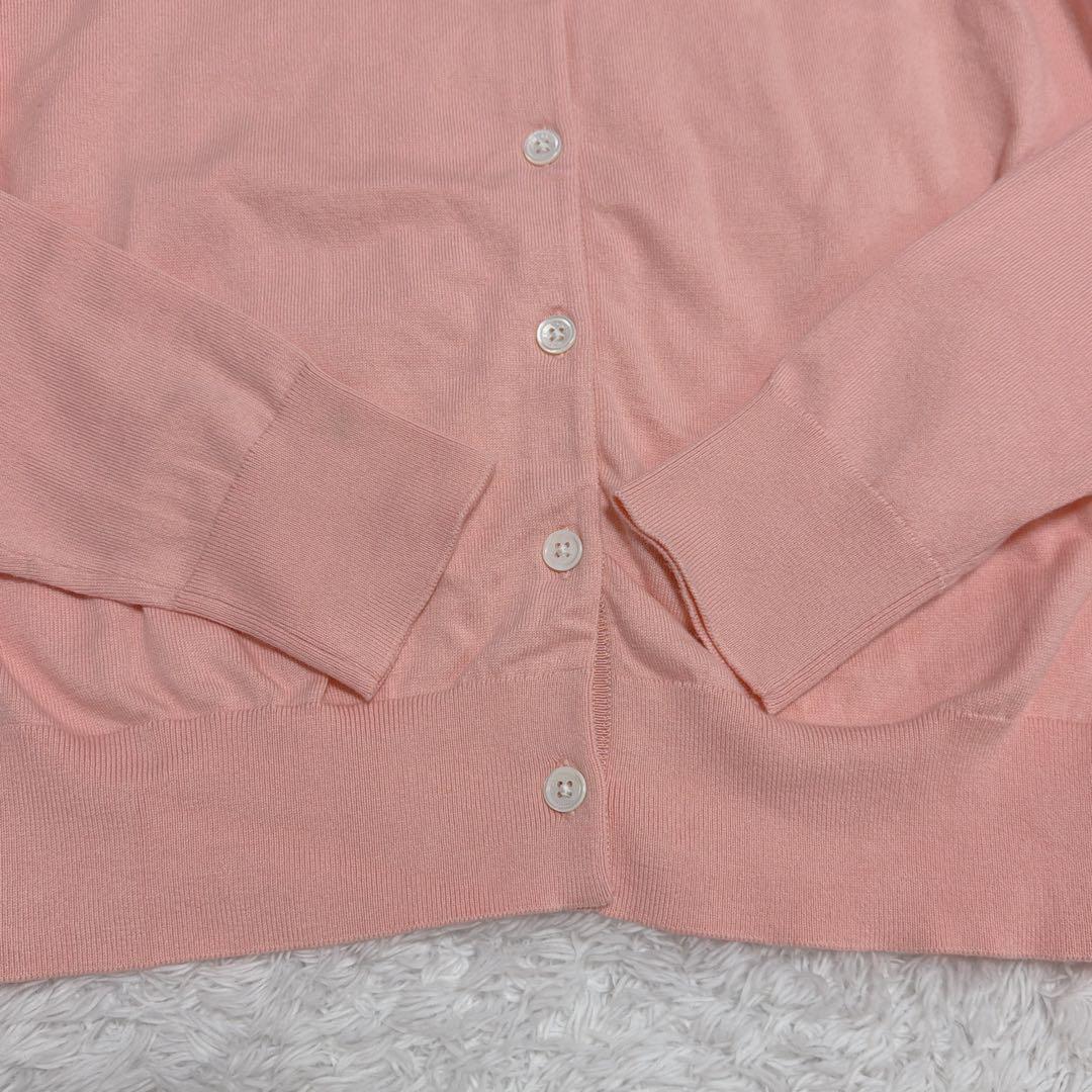 【美品】RALPH LAUREN ピンク カーディガン M