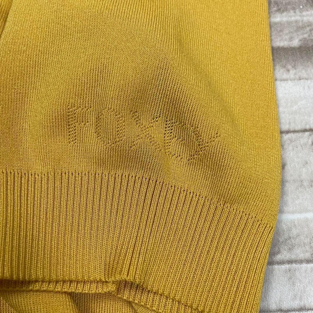 【極美品】フォクシーブティック★Knit Top SUNNY DAY 　イエロー
