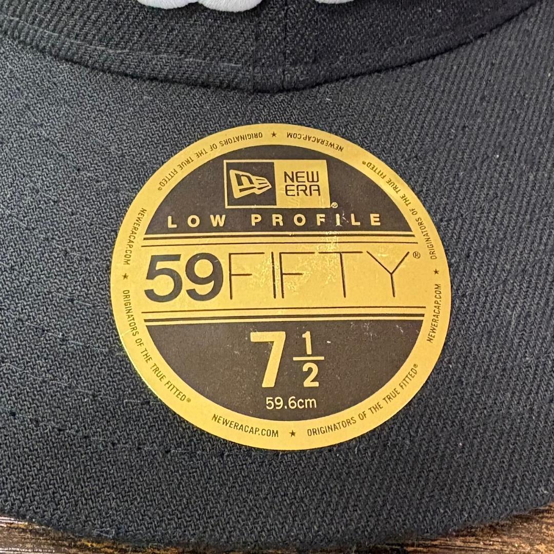 F86 ニューエラ 59fifty LP HUF ハフ ブラック 美品 2100