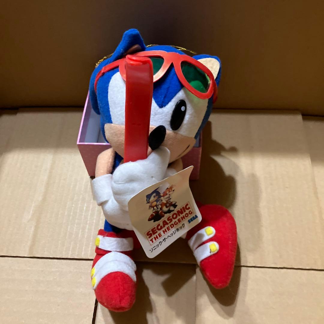 SEGA シーズニック・ザ・ヘッジホッグ ぬいぐるみ　24㎝ほど　スキー