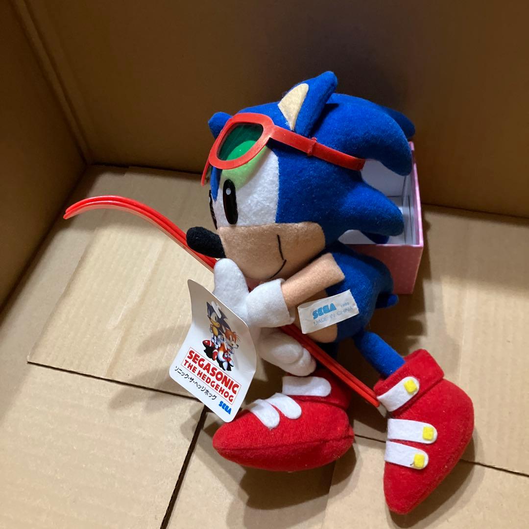 SEGA シーズニック・ザ・ヘッジホッグ ぬいぐるみ　24㎝ほど　スキー