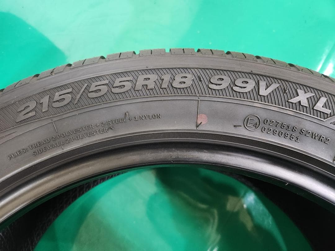 送料込☆2022年製ジーテックスZEETEX タイヤ 215/55R18 ☆4本