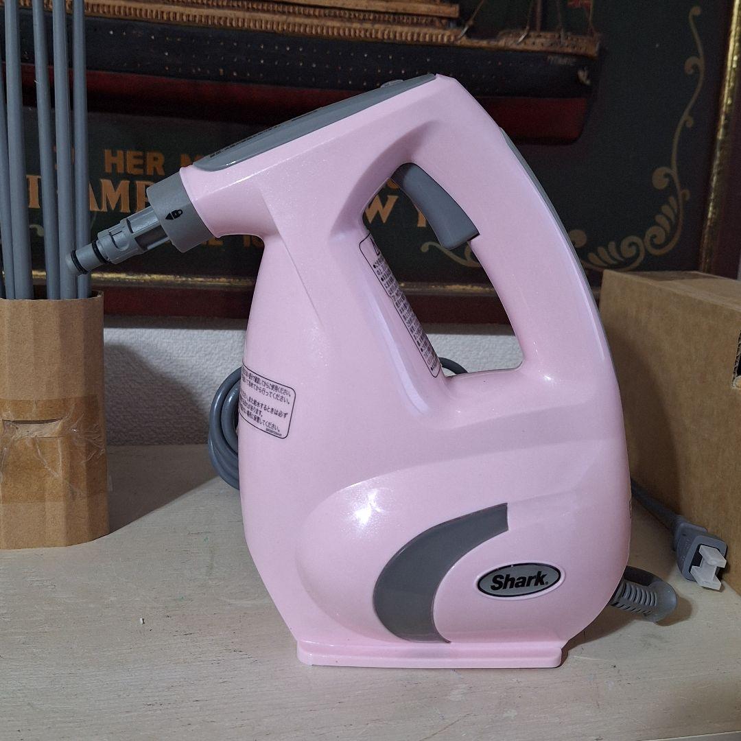 【完全新品・未使用】Shark シャーク スチームポータブル 付属品完備 ピンク