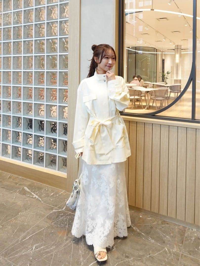 COCODEAL アウトポケットミリタリーコート オフ