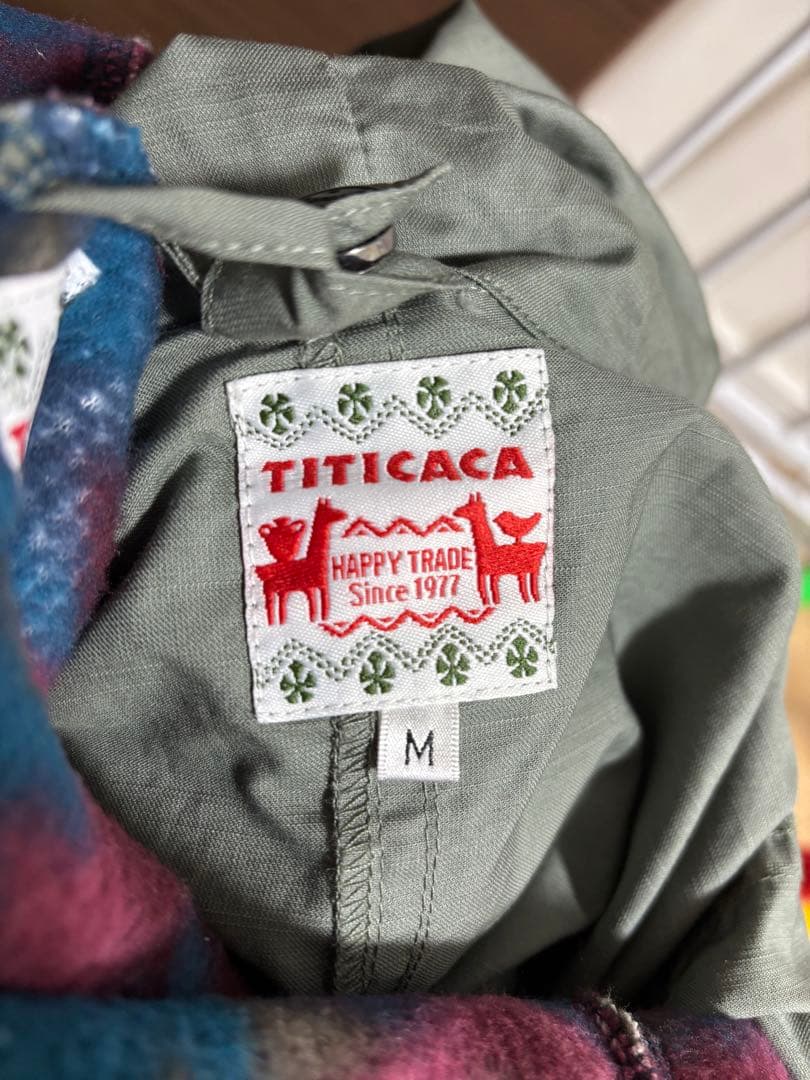 チチカカ　3WAYモッズコート オリーブグリーン