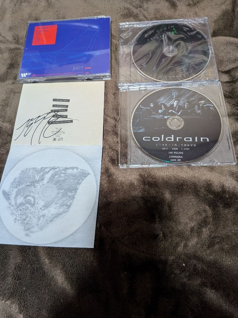 The BONEZ JESSEサイン入り・coldrain再録 ＆ ライブCD