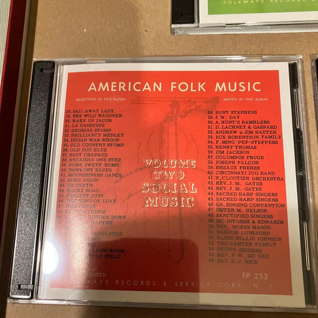 ANTHOLOGY OF AMERICAN FOLK MUSIC 6枚組CD