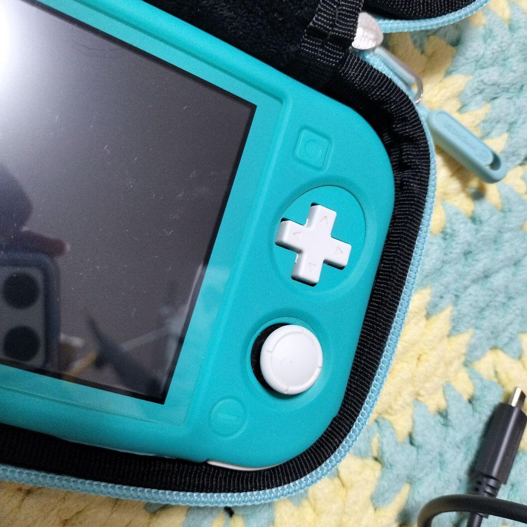 Nintendo Switch Lite(本体):ターコイズブルー充電ケーブル付