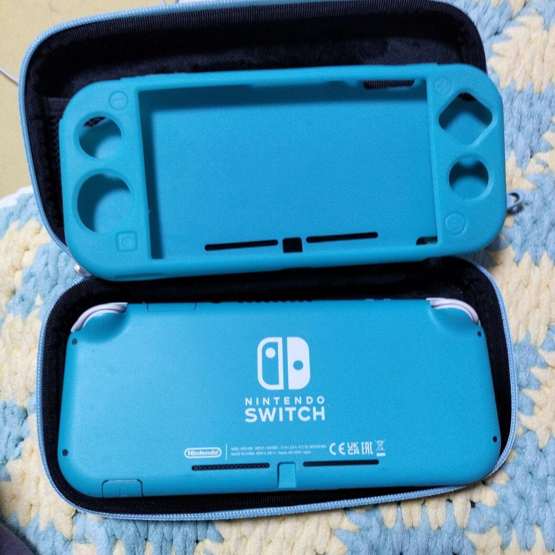 Nintendo Switch Lite(本体):ターコイズブルー充電ケーブル付